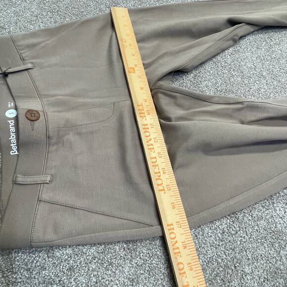 athleisure Betabrand yoga pants small khaki pullon workout dress pants stretch - Picture 7 of 12